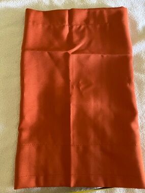 Burnt orange valance NWOT